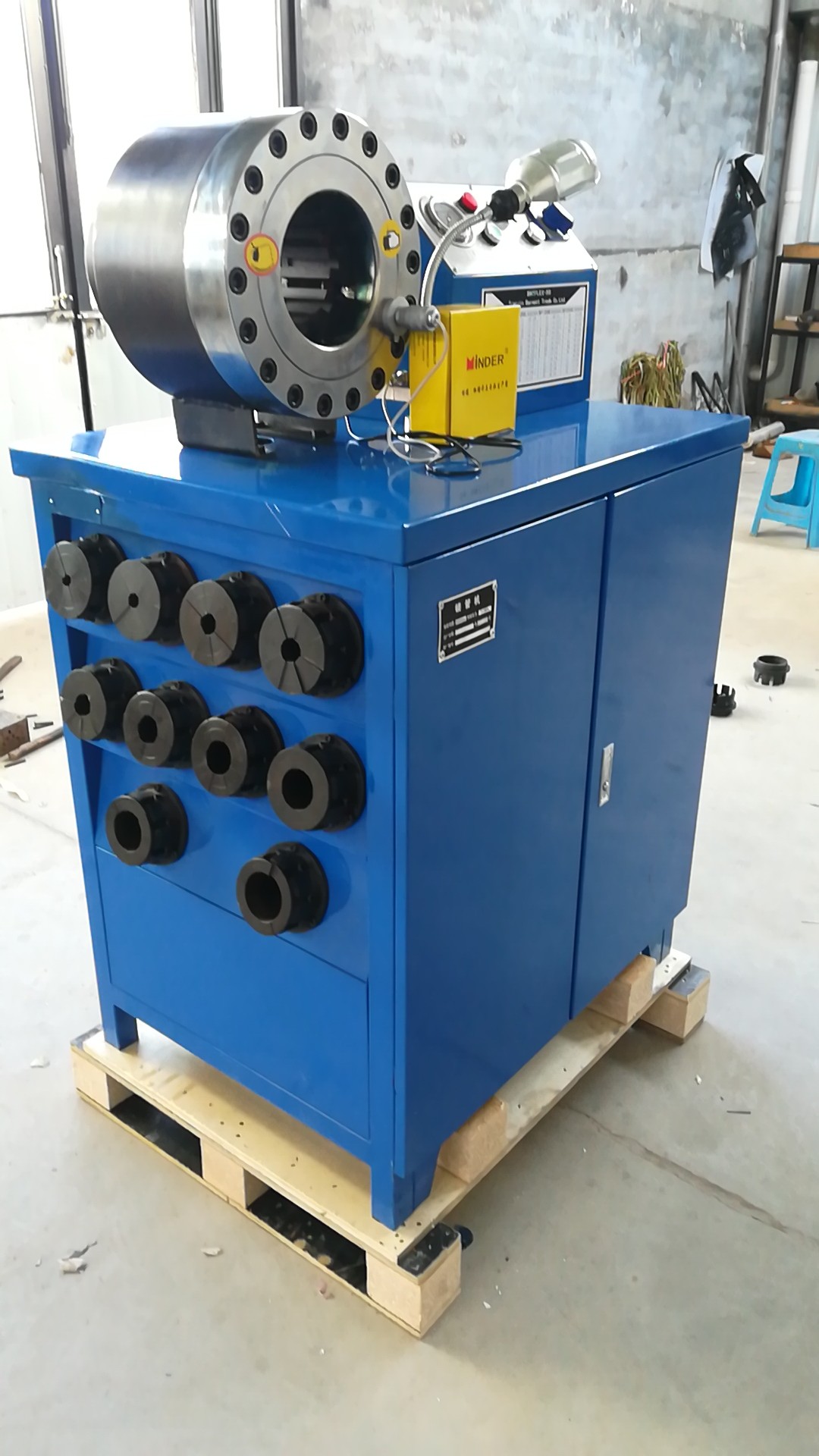 DSG250-1 hose skiving machine dx68 hydraulic crimping with 10 dies dx ...